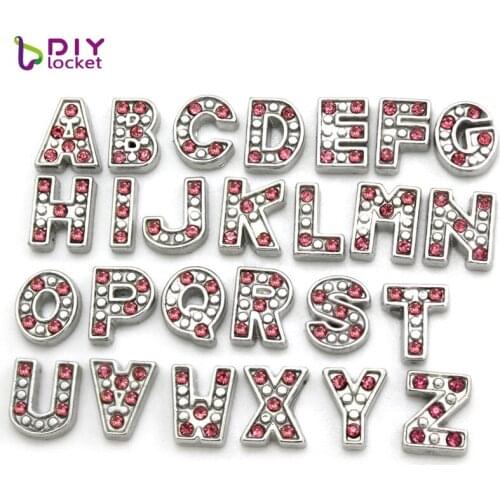 10pcs/lot Cryhstal Letters Floating charms Zinc Alloy Floating lockets & Floating locket bracelet LSFC114