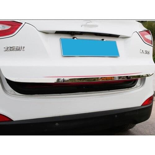 2010-2016 For Hyundai ix35 Door Sticker Stainless Steel Tail door trim Car Styling Accessories