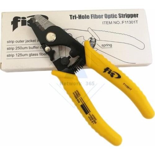 5pcs/lot FIS Fiber stripping pliers F11301T FIS Tri-Hole Fiber Optic Stripper Miller Wire stripper