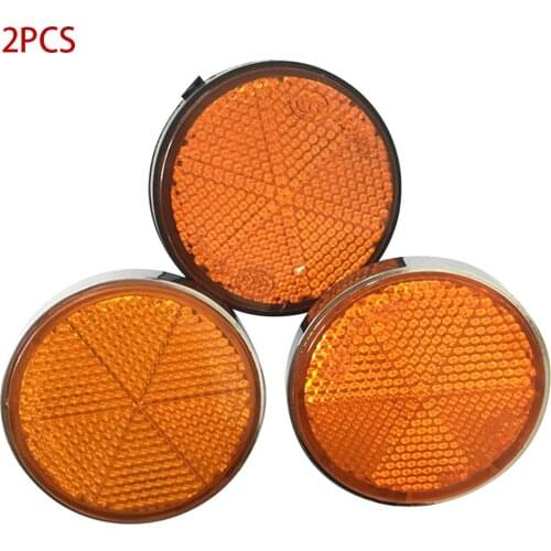 6mm Motorcycle Accessories Self Adhesive Pair Of Reflector Universal Stick On Front Fork Motorcycle