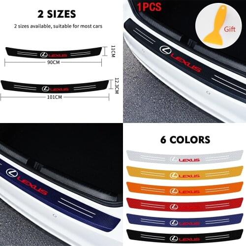 For LEXUS CT200h F sport ES LS IS GS Car Accessories 1pcs Auto bumper Sticker Anti Scratch Film Protective Style Car Stickers
