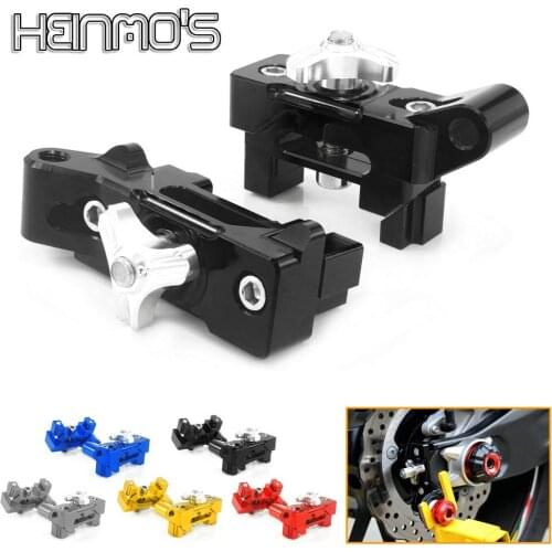 Motorcycle Chain Adjuster Block Rear Axle Spindle For Yamaha MT07 2013 2014 2015 2016 2017 2018 FZ07 2015-2018 MT-07 FZ-07 FZ 07