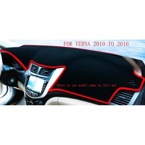 Car Dashboard Cover Carpet Sun Shade Pad Mat Heat Insulation Decoration For Hyundai Verna RV Encino