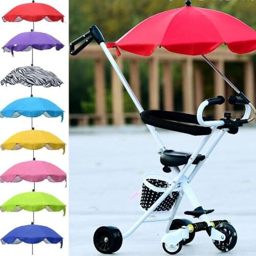 Infant Baby Stroller Pushchair Pram Umbrella Sun Shade Canopy Cover Parasol