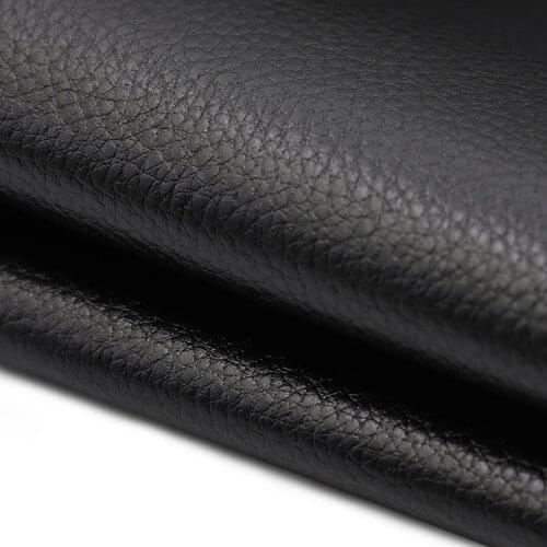 Eco-friendly Real Microfiber Leather Scratch-resistant Big litchi Grain Leather Waterproof PU Leather DIY Sofa Leather Materials