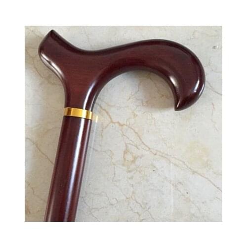 Filial piety elderly Old crutches leading elderly wood mahogany old longevity peach cane