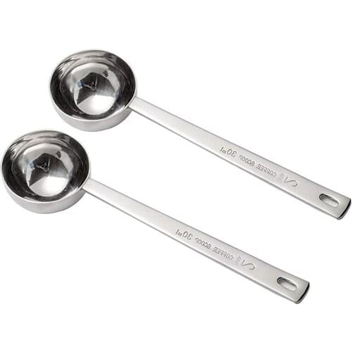 Stainless Steel Coffee Scoop, 2 Tablespoon Measuring Spoon Coffee Scoop, 30Ml Metal Long Handled Spoons Coffee Measuring Spoons