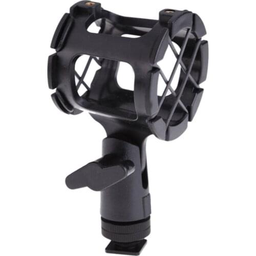 Microphone Shock Mount With Dual Mount design (Shoe Mount thread, 1/4-20, 5/8)