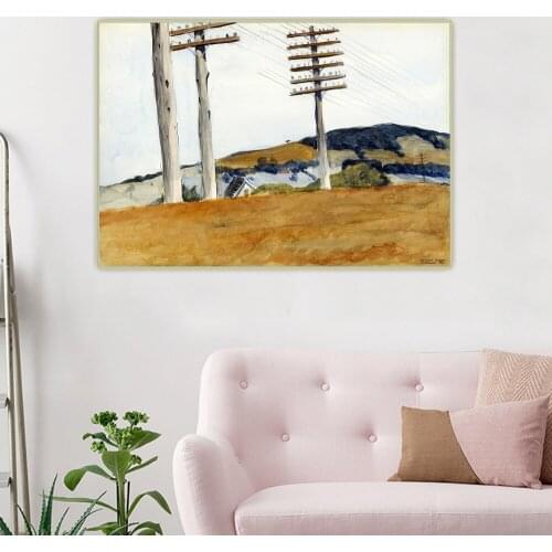 Civil War Campground,1926, by Edward Hopper Canvas Oil Painting Art Aesthetic Picture Poster Wall Backdrop Decor Home Decoration