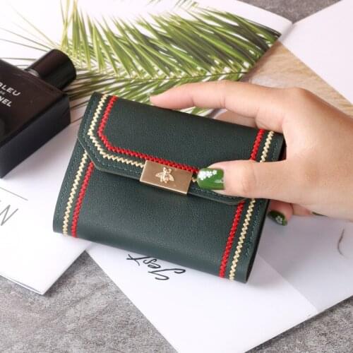 Ms Wallet Multifunction Simple Wallet Short Doka Card Package Women Handmade Leather Bag Small Coin Purse Mini Wallet