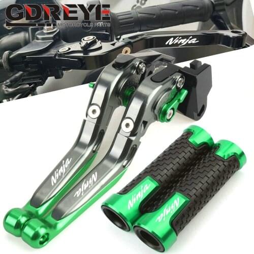 NEW For Kawasaki Ninja 250 300 Ninja 400 2018 2019 Motorcycle Accessories CNC Aluminum Brake Lever Clutch Handle Levers