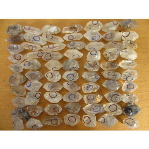 35-50pcs RARE Tibetan skeletal WATER DROP quartz Crystal Terminating Specimen