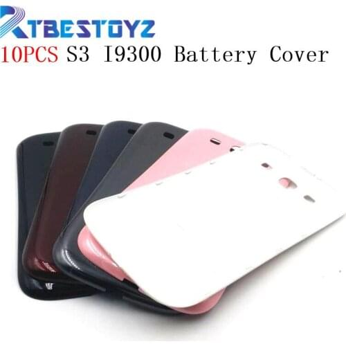 RTBESTOYZ 10PCS/Lot S3 Original Phone Battery Door Cover Back Housing Cover Case For Samsung Galaxy S3 i9300 i9305