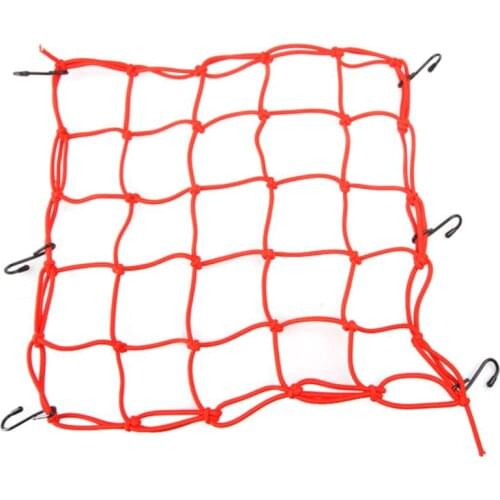 Motorcycle Bike Mesh String Bag Sundries Net Rope Red ATV Helmet Gloves Cargo Luggage Portable Moto Helmet Net