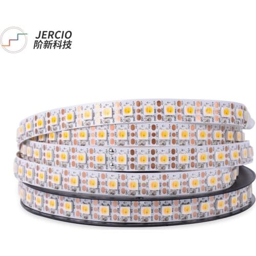 JERCIO 1m/4m/5m SK6812-WWA Like WS2812b 30/60/74/96/144 pixels/leds/ magic digital led pixel strip can replace WS2812b IC