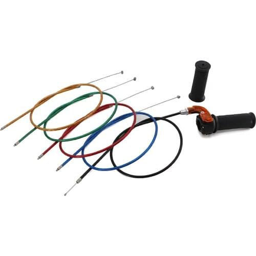 Twist Throttle Accelerator 3 stage Grip + Cable For 47cc 49cc Mini Dirt Bike Quad Pocket
