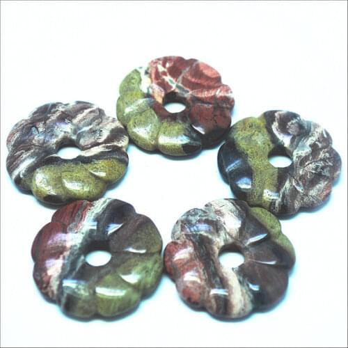 5pcs natural amazonite stone new women lovely gem stone pendants size 30mm top fashion for jewelry making accessories