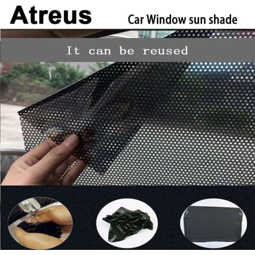 Atreus Car Window Sunshade Visor Cover Sticker Net For Nissan qashqai Citroen c4 c5 c3 Chevrolet cruze aveo Peugeot 208 307 3008