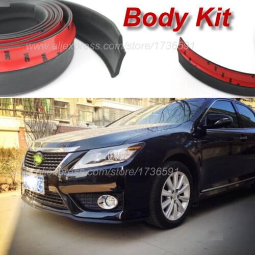 Bumper Lip For TOYOTA Ipsum Picnic SportsVan Auris Verso Hilux LEVIN Body Kit Front Rear Skirt Spoiler Deflector Rubber Strip