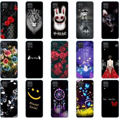 For Samsung A12 Case 6.5 inch Silicon Soft Tpu Back Phone Cover For Samsung Galaxy A12 Galaxy A12 A 12 SM-A125F a125 Bags Bumper