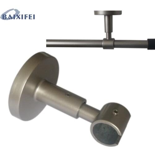 2 Pcs D16mm Curtain Rod Decorative Ceiling Bracket , Curtain Accessories Bracket for Window Decoration