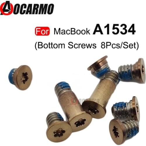 Silver Gold Pink 2Set Bottom Screws Back Cover Screw For MacBook A1534 Replacement Parts