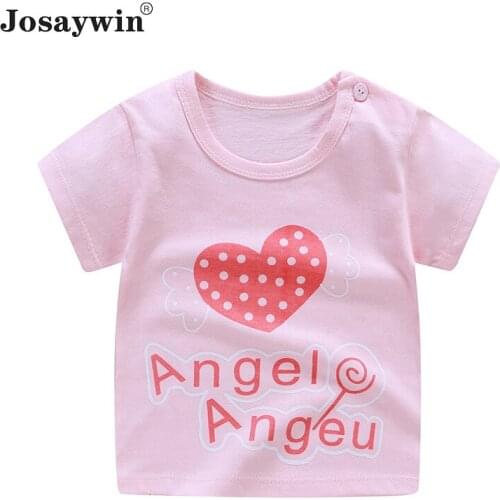 Childrens T-Shirt for Newborn Infant Baby TShirts Cotton Cartoon Baby T-shirt Short Sleeve Baby Boys T Shirt Tee Tops Clothing
