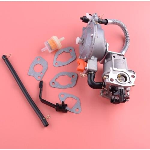 7pcs/set Dual Fuel Carburetor LPG NG Conversion fit for GX160 GX200 168F 170F 8-9HP 2KW-6.5KW Generator