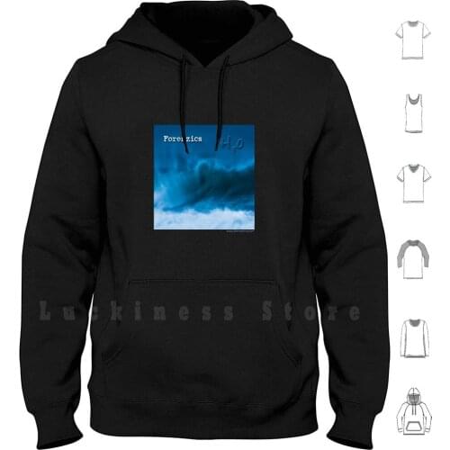 Forenzics-H3o Album Cover Hoodies Long Sleeve Water Wave Cover Album Forenzics H3o Blue