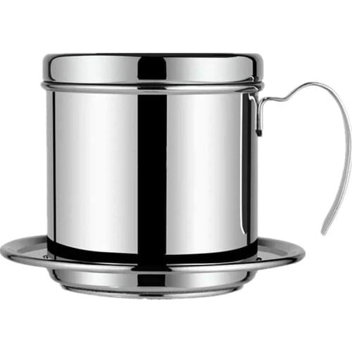 Hot Sale Vietnamese Coffee Filter Portable Coffee Press Maker Reusable Phin Infuser Strainer Pot Coffee Drip Brewer Manual Coffe