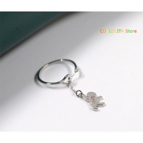 Anime Grandmaster of Demonic Wei Wuxian Cultivation Finger Rings Lan Wangji Antiquity Couple Ring accessories Xmas Gifts Cosplay