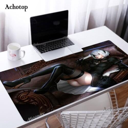 NieR Automata padmouse 900x300x2mm Mouse Mat Large notbook computer mousepad sexy gaming mouse pads gamer keyboard Desk Mat