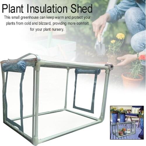 Mini Garden Household PVC Greenhouse Cover Flower House Gardening Plant Flower Greenhouse Cover Plant Insulation Shed