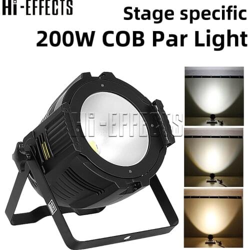 COB Par LED Par 200W COB Lamp With Barn Doors Dmx Controll Stage lights For Dj Booth Market Disco Church/Garden Effect lighting