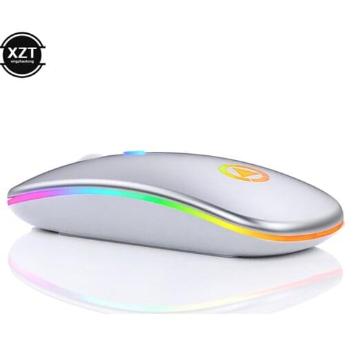 Rechargeable Mouse Wireless Silent LED Backlit Mice USB Optical Ergonomic Gaming Mouse PC Computer Mouse For Laptop Computer PC