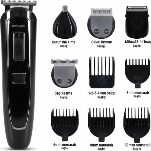 9 in1 Professional Male Care Set barber, hair clipper machine face shaver razor mens electric razor beard trimmer
