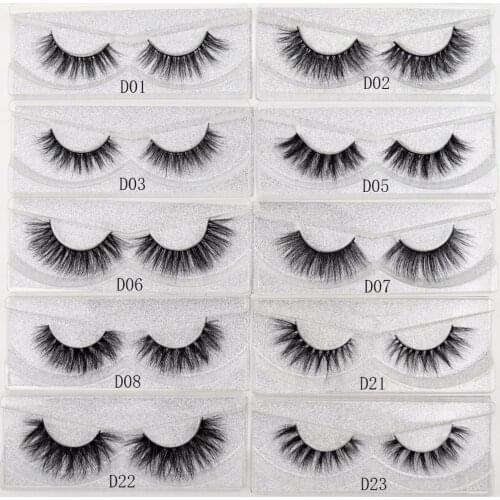 Wholesale Free DHL 50 pairs Eyelashes Hand Made False Eyelashes Dramatic Mink Lashes Beauty Eye Lashes Makeup Tools 34 Styles