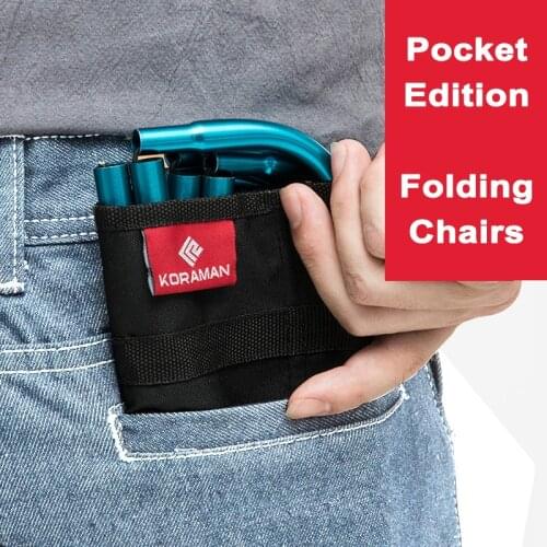 Pocket Edition Portable Folding Chair Aluminum Outdoor Fishing Line Up Train Travel Without Seat Camping Picnic Stool UltraLight