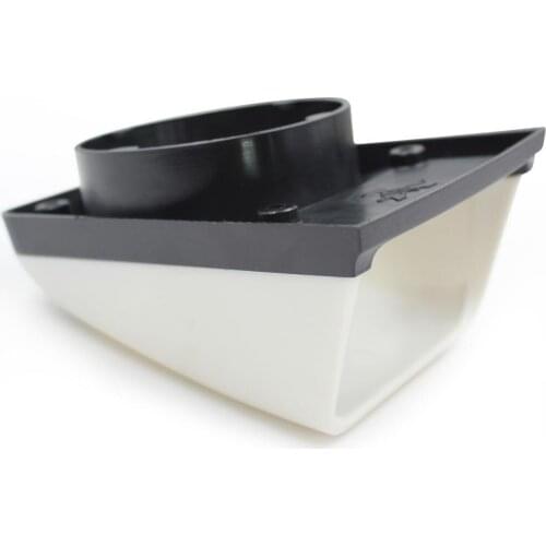 Plastic Marine Yachts Boat Air Vent Box for 3 Inch - Black White
