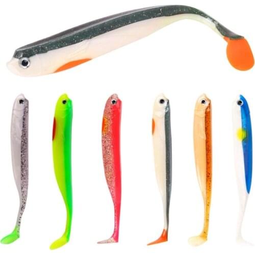 2pcs/lot Wobblers Fishing Lures Big Soft Baits 15cm 16g Swimbaits Worms Silicone Carp Artificial Soft Lures For Fishing Peche