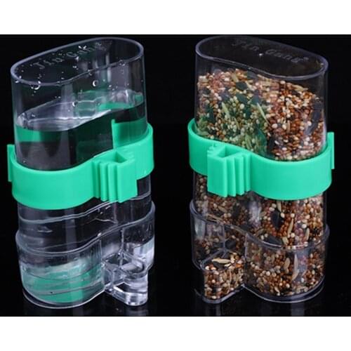 Durable Bird Automatic Water Trap Bird Cage Supplies Bird Cage Accessories Drinking Fountain Parrot Utensils Flexible Groove