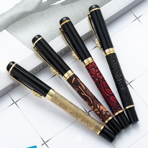 Jinhao 891 Classic Dragon Clip Rollerball Pen Luxury Embossment Ballpoint Pens for Writing Office School Supplies Stationery