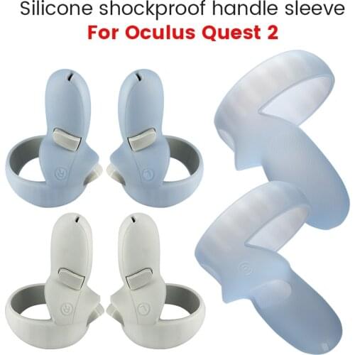 VR Touch Handle Grips Silicone Cover For Oculus Quest 2 Protective Cover For Oculus Quest 2 VR Accessories