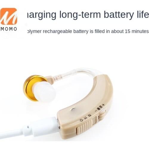 Hearing Aid for the Elderly Deaf Ear Back Wireless & Stealth Middle-Aged and Elderly Sound Amplifier Charging Headset Genuine