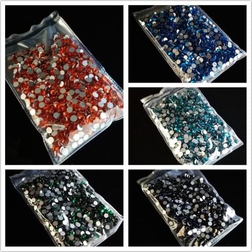 Rhinestones SS3-SS34 Strass Crystal Flatback Rhinestone Glass Stone Loose Diamonds Thermo-adhesive Rhinestones