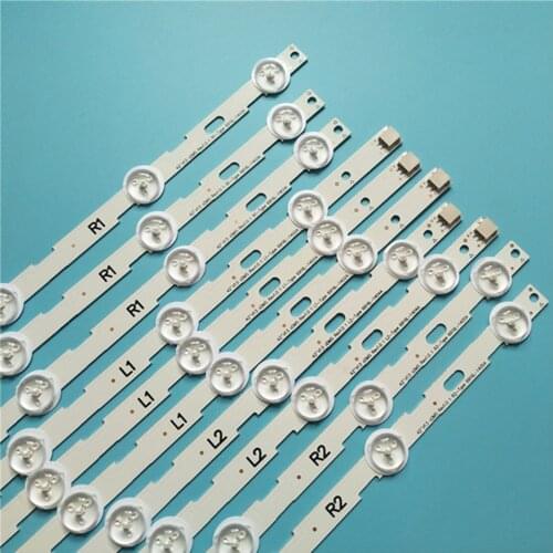 100% New 10pcs/Kit LED strips for L G TV 42LN5204 42LN5700 UH 42LN5400 UA LC420DUE SFR2 AGF78379401 42 V13 cDWS Rev1.0 1 L1 Type