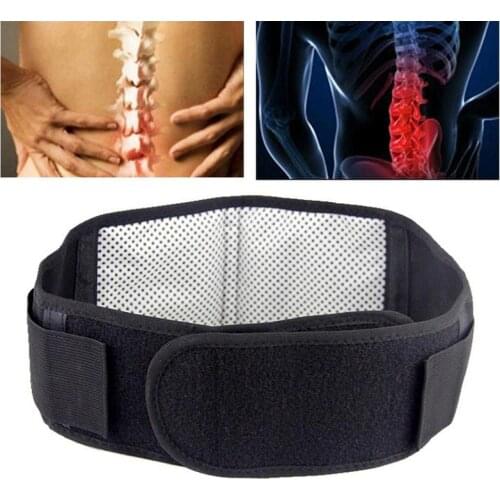 Tourmaline Self-heating Magnetic Therapy Waist Belt Fitness Protection Warm Belts Steel Plate Support Lumbar Back Brace Banded