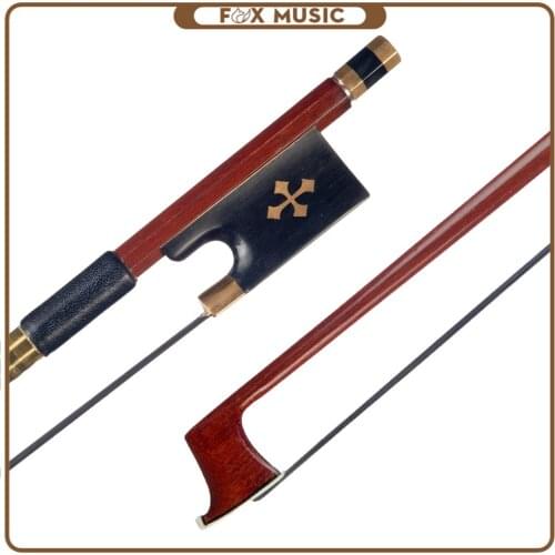 Advanced 4/4 Violin Bow IPE Bow Round Stick Black Horsehair Violin / Fiddle Bow Durable And Well Balance Bow
