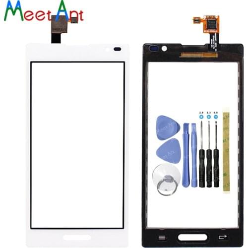 High Quality 4.7" For LG Optimus L9 P760 P765 P768 Touch Screen Digitizer Sensor Outer Glass Lens Panel Black White+Tracking
