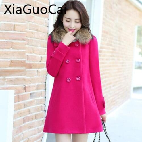 Женские стильные пальто XiaGuoCai China At AliExpress